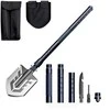 Wozinsky WSS-211 survival bushcraft shovel multifunctional knife breaker flint whistle harpoon 21 in 1 - pilka