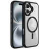 Dėklas X-ONE Dropguard 2S compatible with MagSafe for iPhone 17 juodas transparent