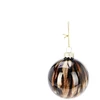 Nežinomas XMAS BALL GLASS 8CM BROWN