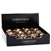 Nežinomas XMAS BALL GLASS 8CM BROWN