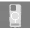 ZAGG Crystal Palace Snap Kickstand MagSafe dėklas su stovu iPhone 16 Pro – skaidrus