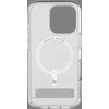 ZAGG Crystal Palace Snap Kickstand MagSafe dėklas su stovu iPhone 16 Pro – skaidrus