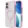 Dėklas ZAGG Santa Cruz Snap MagSafe Case for iPhone 17 - Clear Rožinė