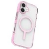 Dėklas ZAGG Santa Cruz Snap MagSafe Case for iPhone 17 - Clear Rožinė
