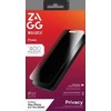 „ZAGG InvisibleShield Glass Elite“ privatumas, skirtas „iPhone 16 Pro“.