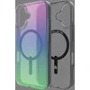 ZAGG Milan Snap Dėklas su MagSafe, skirtas iPhone 16 – žalia/violetinė
