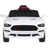 Akumuliatorinis sportinis kabrioletas vaikams Jokomisiada Mustang PA0169 | spalva: balta