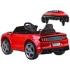 Akumuliatorinis sportinis kabrioletas vaikams Jokomisiada Mustang PA0169 | spalva: raudona