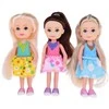 Jokomisiada Žavingos mini lėlės, su kuriomis galima žaisti. Lėlė 12 cm, 6 vnt. ZA4755