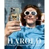 4Tel Inne ZUCK BEAR dėklas HAROLD MAG, suderinamas su „MagSafe“, skirtas IPHONE 16 Pro Max, juodas