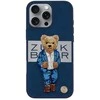 4Tel ZUCK BEAR dėklas PARIS GENTLEMAN, skirtas IPHONE 16 Pro, su gobtuvu