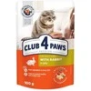 Club 4 Paws konservai katėms su triušiena drebučiuose, 100 g