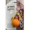 Croci Spa FLYING BALL žaislas katei ant gumytės 4cm 3vnt