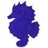 Eat Slow Live Longer Eat Slow Seahorse laižymo kilimėlis, mėlynas
