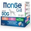 Monge Grilis Mix konservų rinkinys šunims su lašiša, kiauliena ir ėriena, 12x100 g