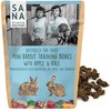 Sanadog Mini Bones triušienos skanėstai su obuoliais ir kale kopūstais, 100 g