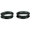 Show Tech Finger Ring Fine žiedai žirklėms, juodi, 2 vnt, 21 mm