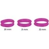 Show Tech Finger Ring Fine žiedai žirklėms, violetiniai, 2 vnt, 20 mm