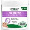 Vet's Best Clean Ear ausų valymo servetėlės, 50 vnt