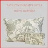 100 proc. medvilnės patalynės komplektas - Antklodės užvalkalas 220x200 cm. + pagalvės užvalkalai 50x70 cm. (2 vnt.)