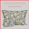 100 proc. medvilnės patalynės komplektas - Antklodės užvalkalas 140x200 cm. + pagalvės užvalkalas 50x70 cm. (1 vnt.)