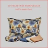 5D patalynės komplektas - Antklodės užvalkalas 200x200 cm. + pagalvės užvalkalai 50x70 cm. (2 vnt.)