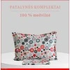 100 proc. medvilnės patalynės komplektas - Antklodės užvalkalas 140x200 cm. + pagalvės užvalkalas 50x70 cm. (1 vnt.)