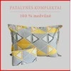 100 proc. medvilnės patalynės komplektas - Antklodės užvalkalas 160x200 cm. + pagalvės užvalkalas 50x70 cm. (1 vnt.)