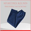 Blue 6-10xl klasikinės sportinės kelnės - Navy mėlynas - 8XL/7 - juosmuo - 49/67cm., klubai - 76cm.