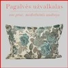 Glamžyto medvilninio audinio pagalvės užvalkalas - 70x70 cm. be užtrauktuko