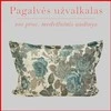 Glamžyto medvilninio audinio pagalvės užvalkalas - 70x70 cm. be užtrauktuko