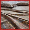 Lovos marginti užtiesalai rudos spalvos - šviesi ruda - 200x200cm