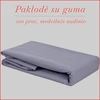 Paklodė su guma 100/140/160/180/200x200+20cm. - 140x200+20cm.