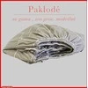 Paklodė su guma 100/140/160/180/200x200+20cm. - 160x200+20cm.