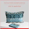 100 proc. medvilnės patalynės komplektas - Antklodės užvalkalas 140x200 cm. + 1 pagalvės užvalkalas 50x70 cm. be užtrauktuko.