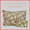 100 proc. medvilnės patalynės komplektas - Antklodės užvalkalas 160x200 cm. + pagalvės užvalkalas 50x70 cm. (1 vnt.)