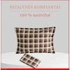 100 proc. medvilnės patalynės komplektas - Antklodės užvalkalas 160x200 cm. + pagalvės užvalkalas 50x70 cm. (1 vnt.)