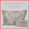 100 proc. medvilnės patalynės komplektas - Antklodės užvalkalas 220x200 cm. + pagalvės užvalkalai 50x70 cm. (2 vnt.)