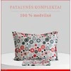 100 proc. medvilnės patalynės komplektas - Antklodės užvalkalas 140x200 cm. + 1 pagalvės užvalkalas 50x70 cm. be užtrauktuko.