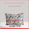 100 proc. medvilnės patalynės komplektas - Antklodės užvalkalas 140x200 cm. + pagalvės užvalkalas 50x70 cm. (1 vnt.)