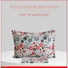100 proc. medvilnės patalynės komplektas - Antklodės užvalkalas 140x200 cm. + pagalvės užvalkalas 50x70 cm. (1 vnt.)