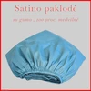 Satino paklodė su guma 100/140/160/180x200+30cm. - 200x200+30cm.