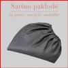 Satino paklodė su guma 100/140/160/180/200x200+20cm. - 140x200+20cm.