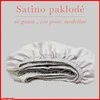 Satino paklodė su guma 100/140/160/180/200x200+20cm. - 160x200+20cm.