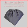Satino paklodė su guma 100/140/160/180/200x200+20cm. - 160x200+20cm.
