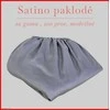 Satino paklodė su guma 100/140/160/180/200x200+20cm. - 180x200+20cm.