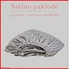 Satino paklodė su guma - 160x200+20cm.