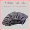 Satino paklodė su guma 100/140/160/180/200x200+20cm. - 180x200+20cm.