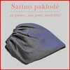 Satino paklodė su guma 100/140/160/180/200x200+20cm. - 160x200+20cm.