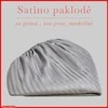 Satino paklodė su guma 100/140/160/180/200x200+20cm. - 140x200+20cm.